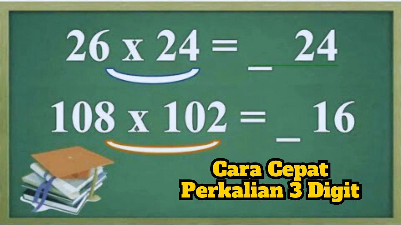 Pelajari Cara Cepat Perkalian 3 Digit Pada Pelajaran Matematika